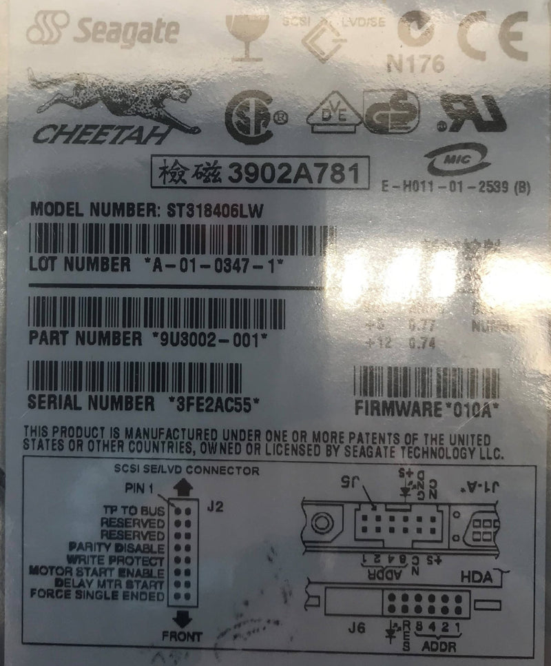18.4GB HDD SCSI (5213884LW/ST318406U) SIEMENS