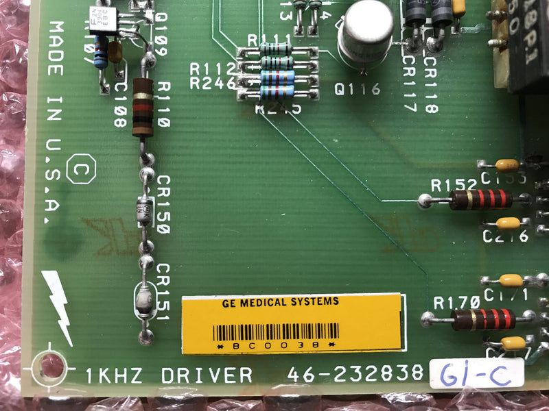 1KHZ Driver Board (46-232838 G1-C) GE AMX 4