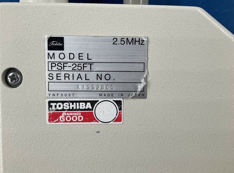 2.5MHz Vascular Probe (PSF-25FT) TOSHIBA