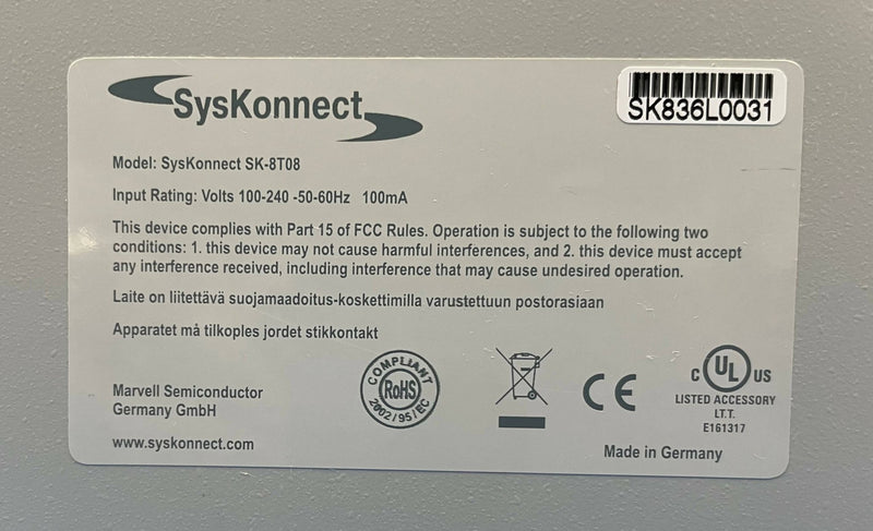 8 PORT ETHERNET SWITCH (08379310/SK-8T08) SIEMENS