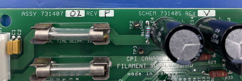 Filament Supply Board (731407-02 REV P) CPI