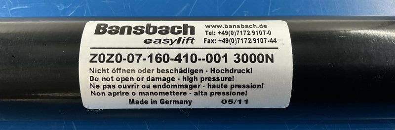 GAS SPRING SHOCK 160MM 3000N (5154719/2412202/2362540) GE