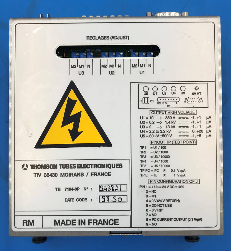 HV II Power Supply (TH 7194-3P/00-900752-01)Thales/OEC 9600