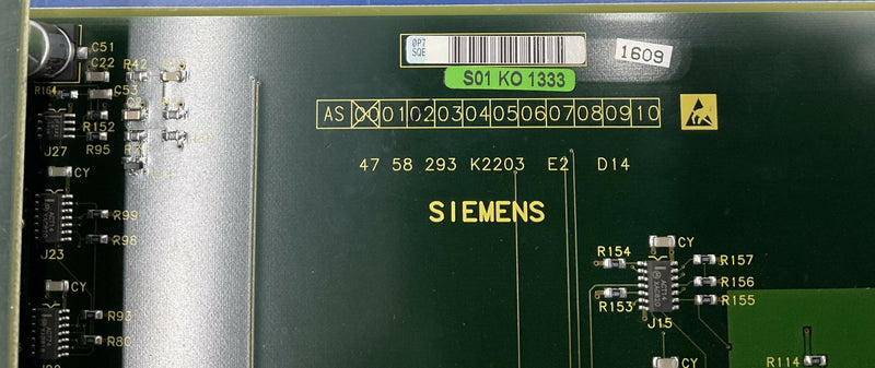 MRI D14/D16 IOP BOARD (04758293/04753021) SIEMENS