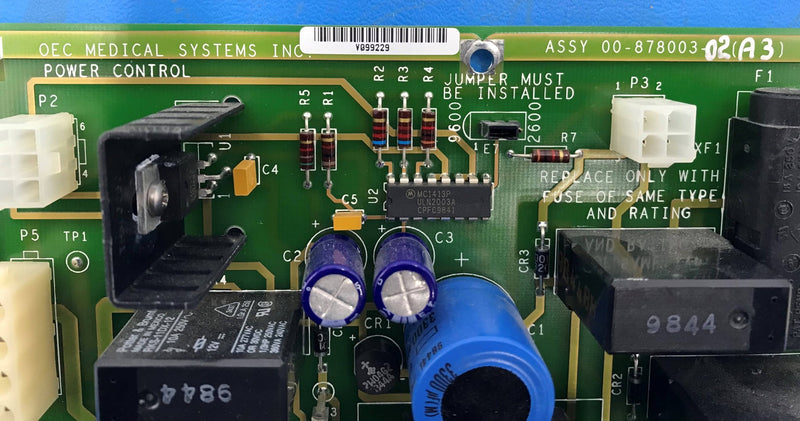 Power Control Board (00-878003-02 A3) OEC 9600