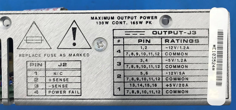 Power Supply Condor (02-32307-0001 Rev M/GPC130B) OEC 9600