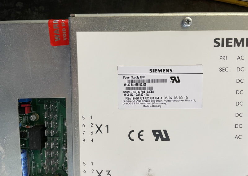 RFCI POWER SUPPLY (3058955 REV 5) SIEMENS