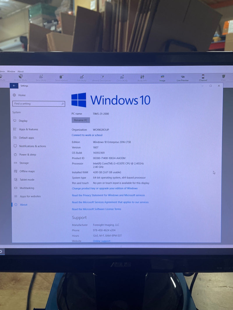 TIMS Medical DICOM System (061000-2000-SP) WIN10